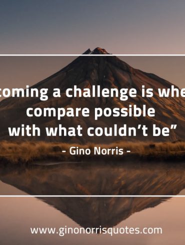 Overcoming a challenge GinoNorris 1