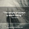 The weight of burden GinoNorris 1