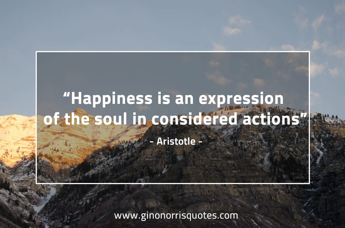 Happiness is an expression AristotleQuotes
