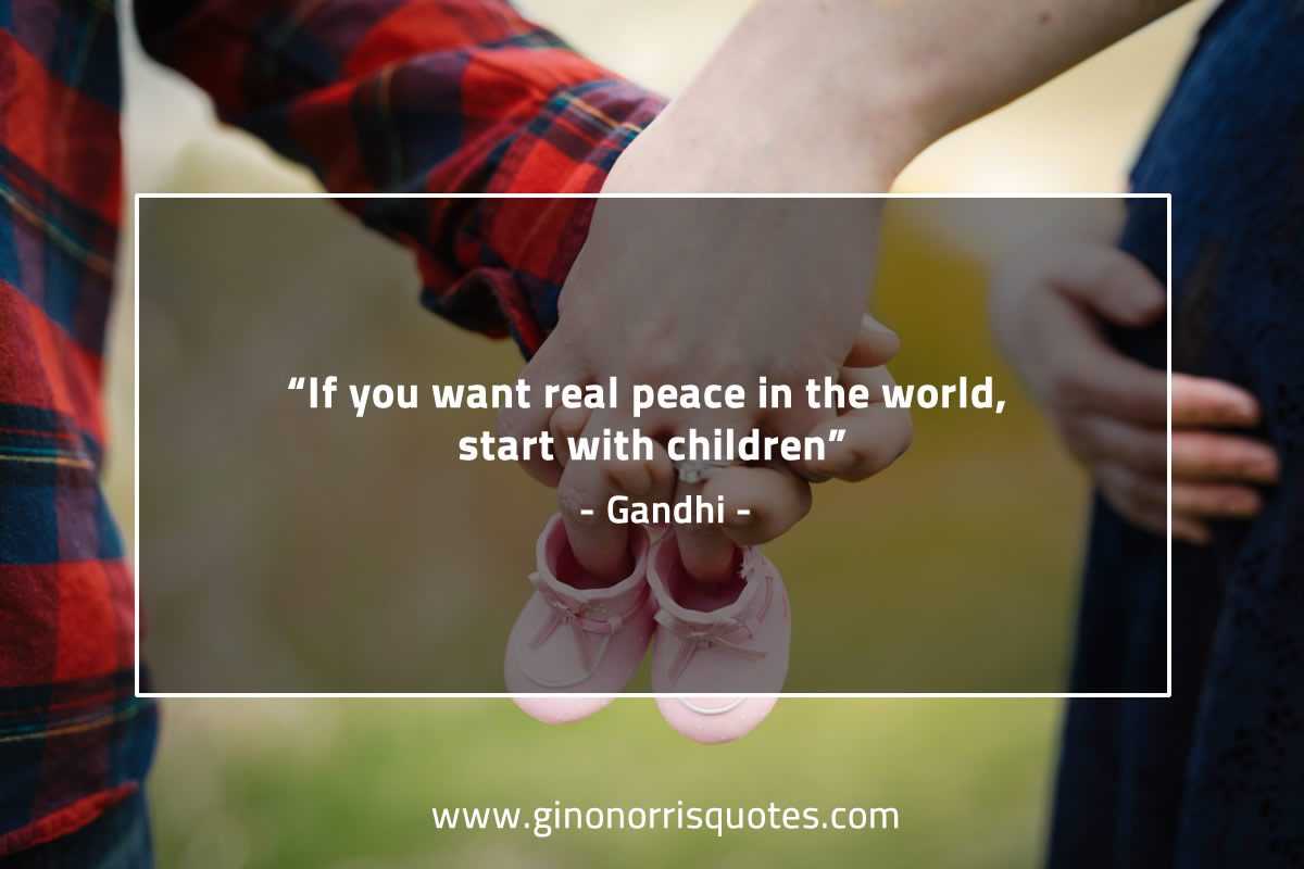 If you want real peace GandhiQuotes