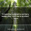 It has often occurred to me GandhiQuotes
