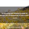 It is wrong and immoral GandhiQuotes