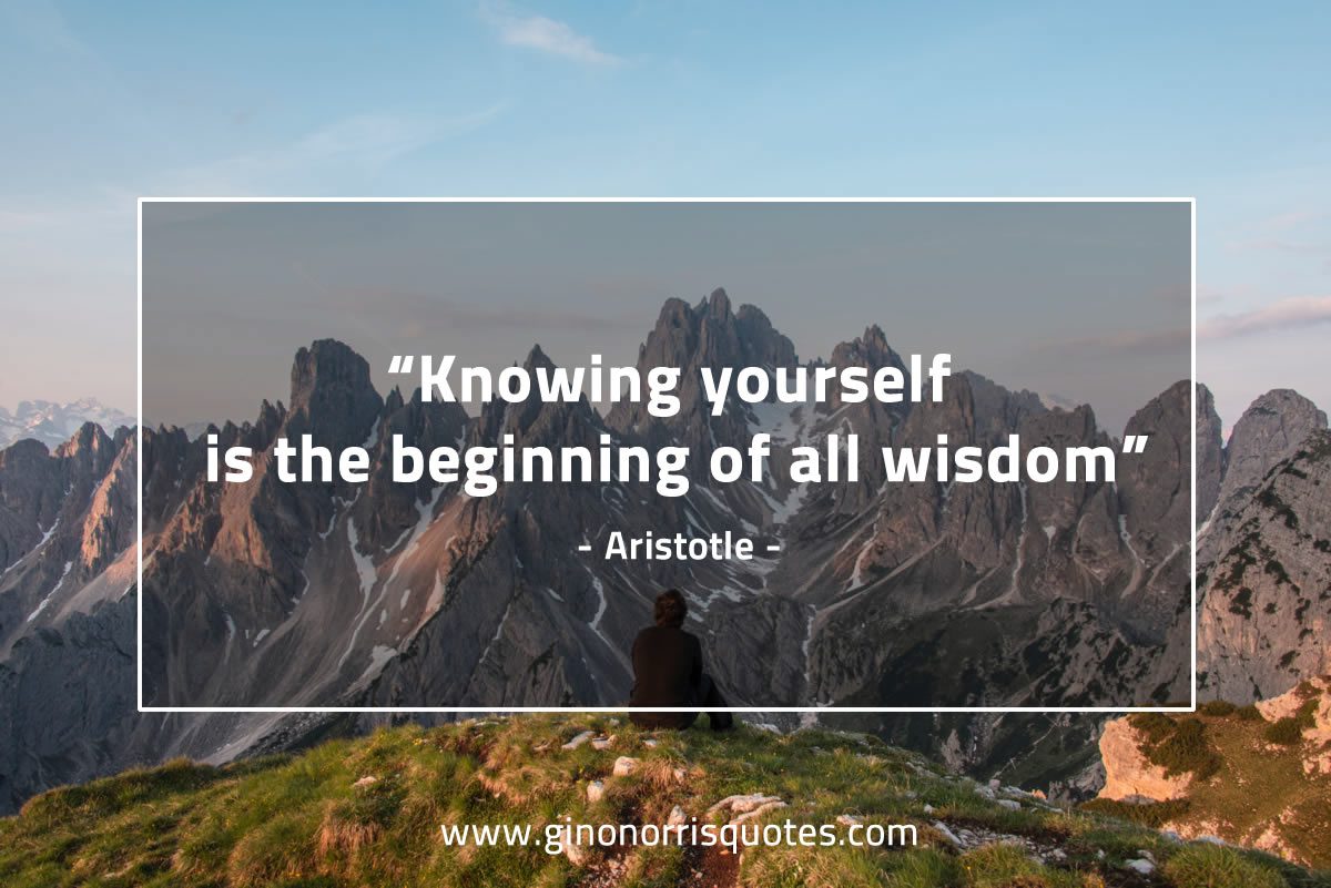 Knowing yourself AristotleQuotes