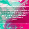 The most perfect political community AristotleQuotes