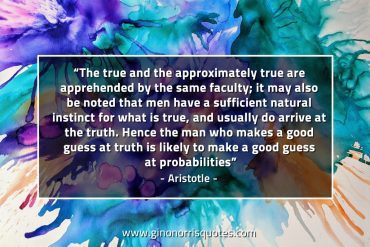 The true and the approximately true AristotleQuotes