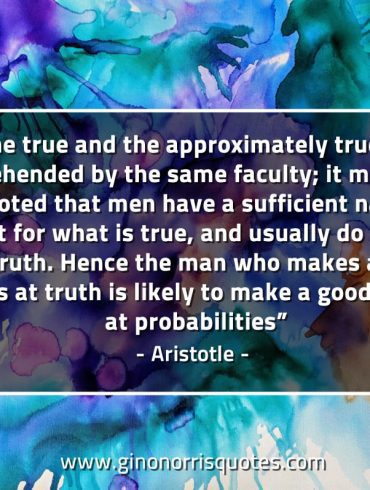 The true and the approximately true AristotleQuotes