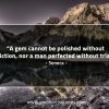 A gem cannot be polished without friction SenecaQuotes