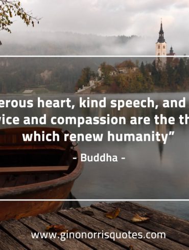 A generous heart BuddhaQuotes