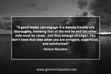A good leader can engage MandelaQuotes