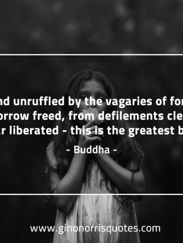 A mind unruffled BuddhaQuotes