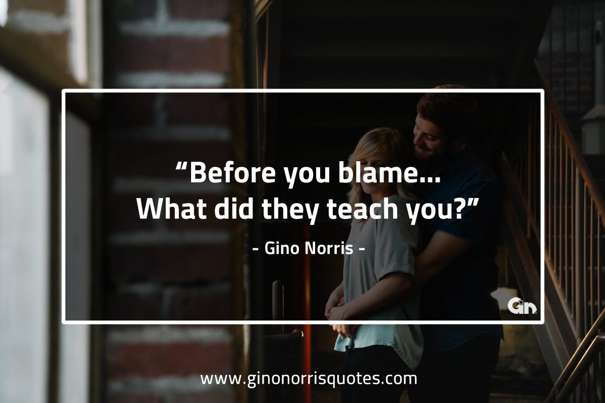 Before you blame GinoNorrisQuotes