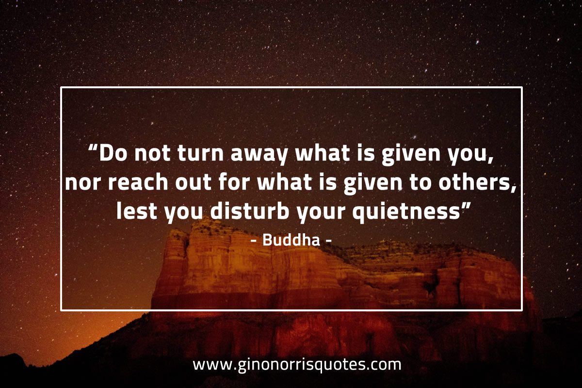 Do not turn away BuddhaQuotes
