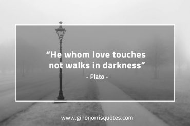 He whom love touches PlatoQuotes