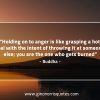 Holding on to anger BuddhaQuotes