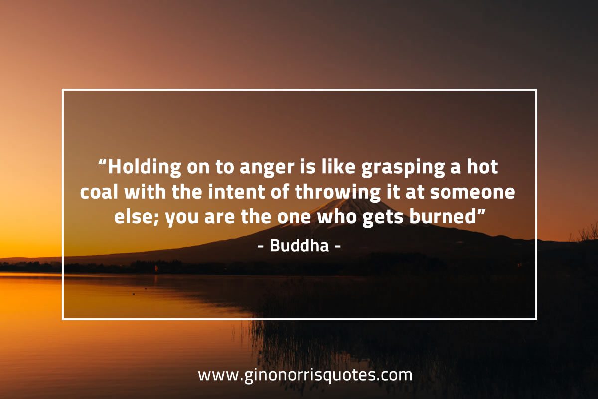 Holding on to anger BuddhaQuotes