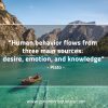 Human behavior flows from PlatoQuotes