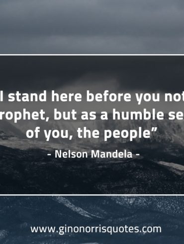 I stand here before you MandelaQuotes