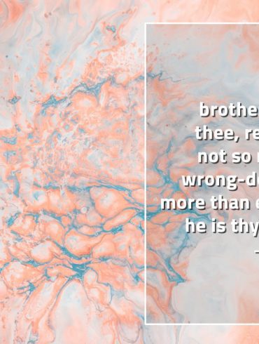 If thy brother wrongs thee EpictetusQuotes
