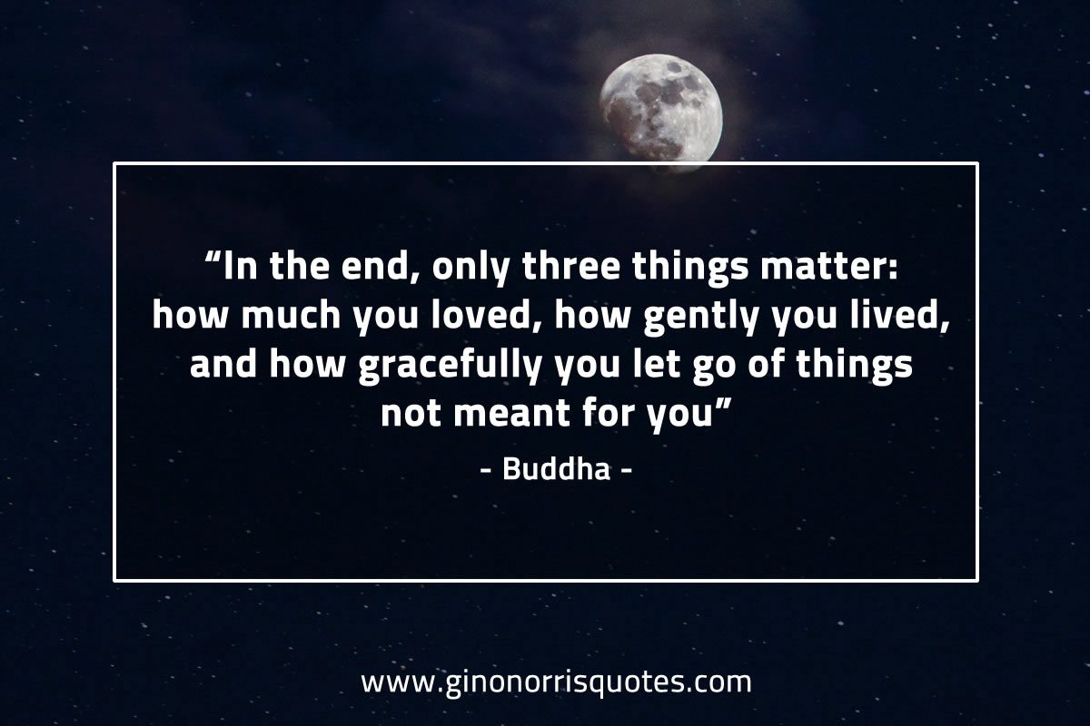 In the end BuddhaQuotes