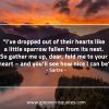 I’ve dropped out of their hearts SartreQuotes