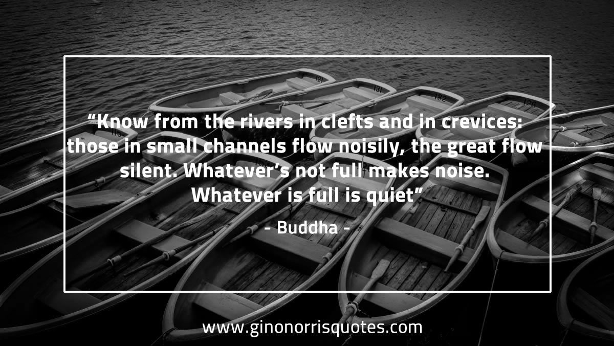 Know from the rivers BuddhaQuotes