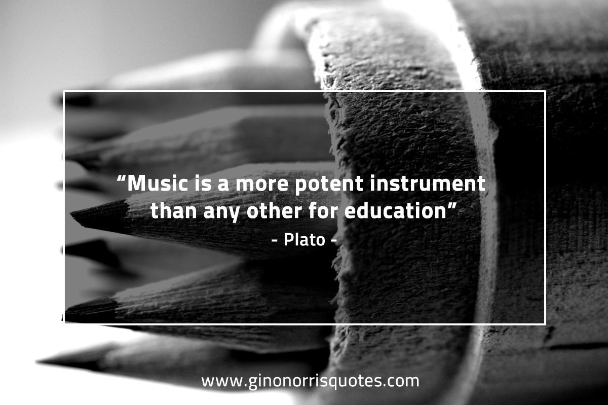 Music is a more potent instrument PlatoQuotes