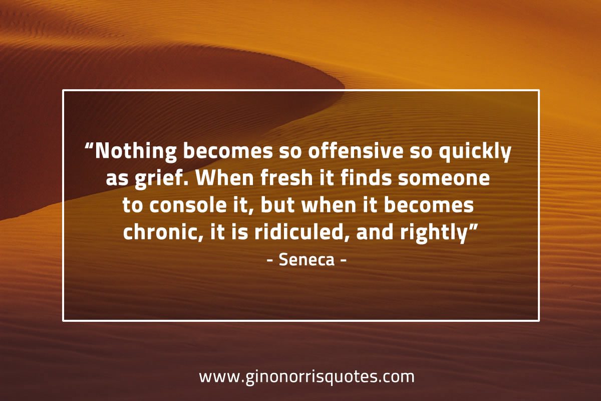 Nothing becomes so offensive SenecaQuotes
