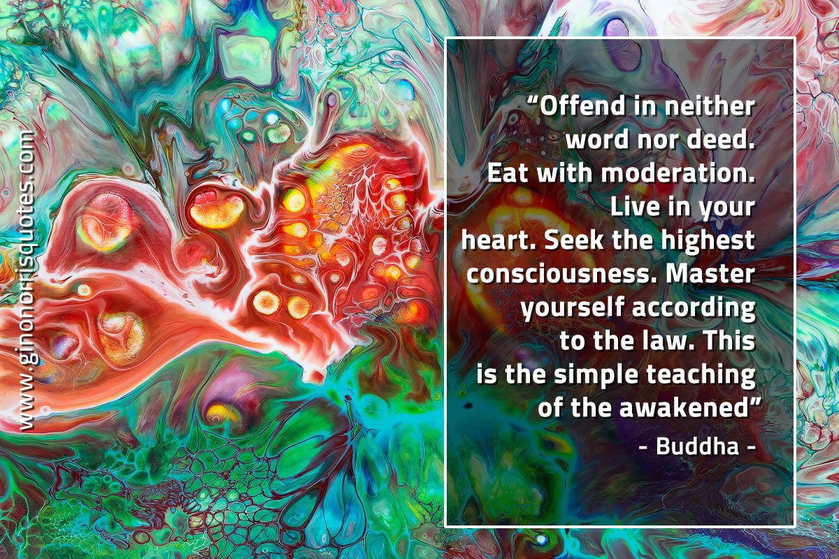 Offend in neither word nor deed BuddhaQuotes