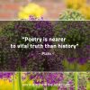 Poetry is nearer to vital truth PlatoQuotes