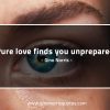 Pure love finds you unprepared GinoNorrisQuotes