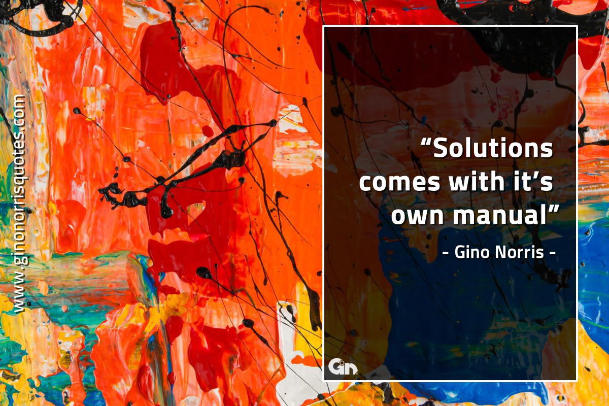Solutions comes with its own manual GinoNorrisQuotes