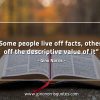 Some people live off facts GinoNorrisQuotes