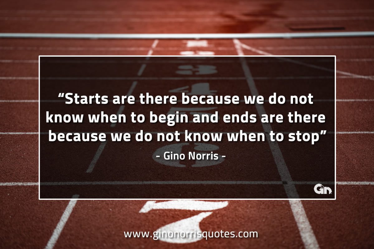 Starts are there because we do not know GinoNorrisQuotes