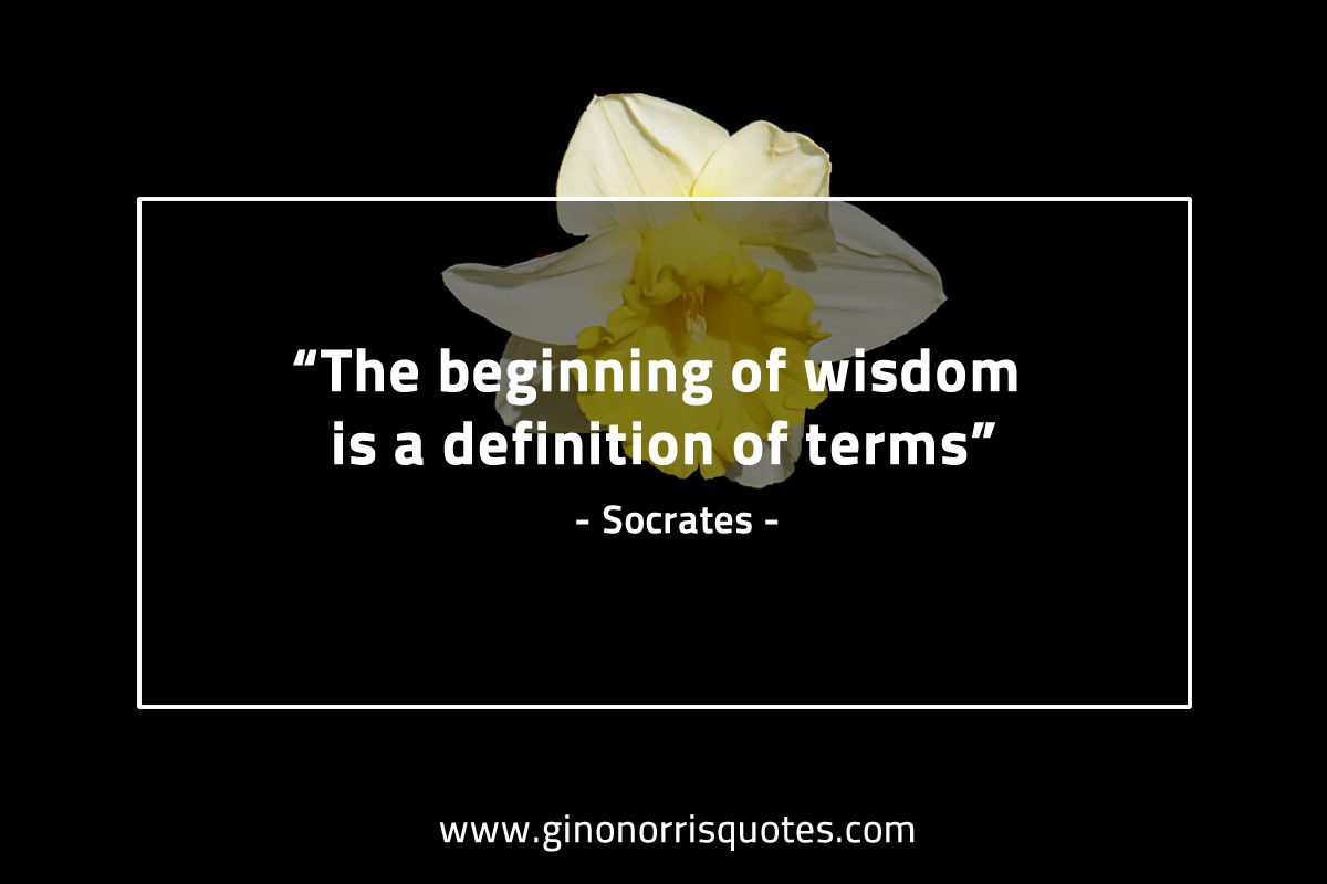 The beginning of wisdom SocratesQuotes