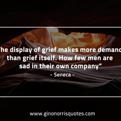 The display of grief SenecaQuotes