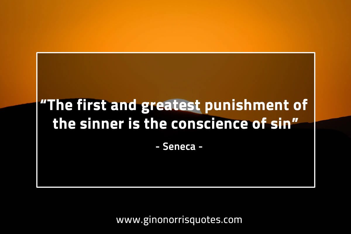 The first and greatest punishment SenecaQuotes