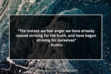 The instant we feel anger BuddhaQuotes