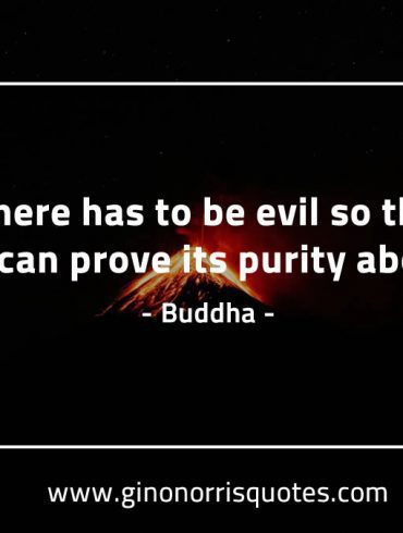 There has to be evil BuddhaQuotes