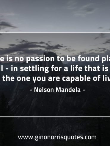 There is no passion to be found MandelaQuotes