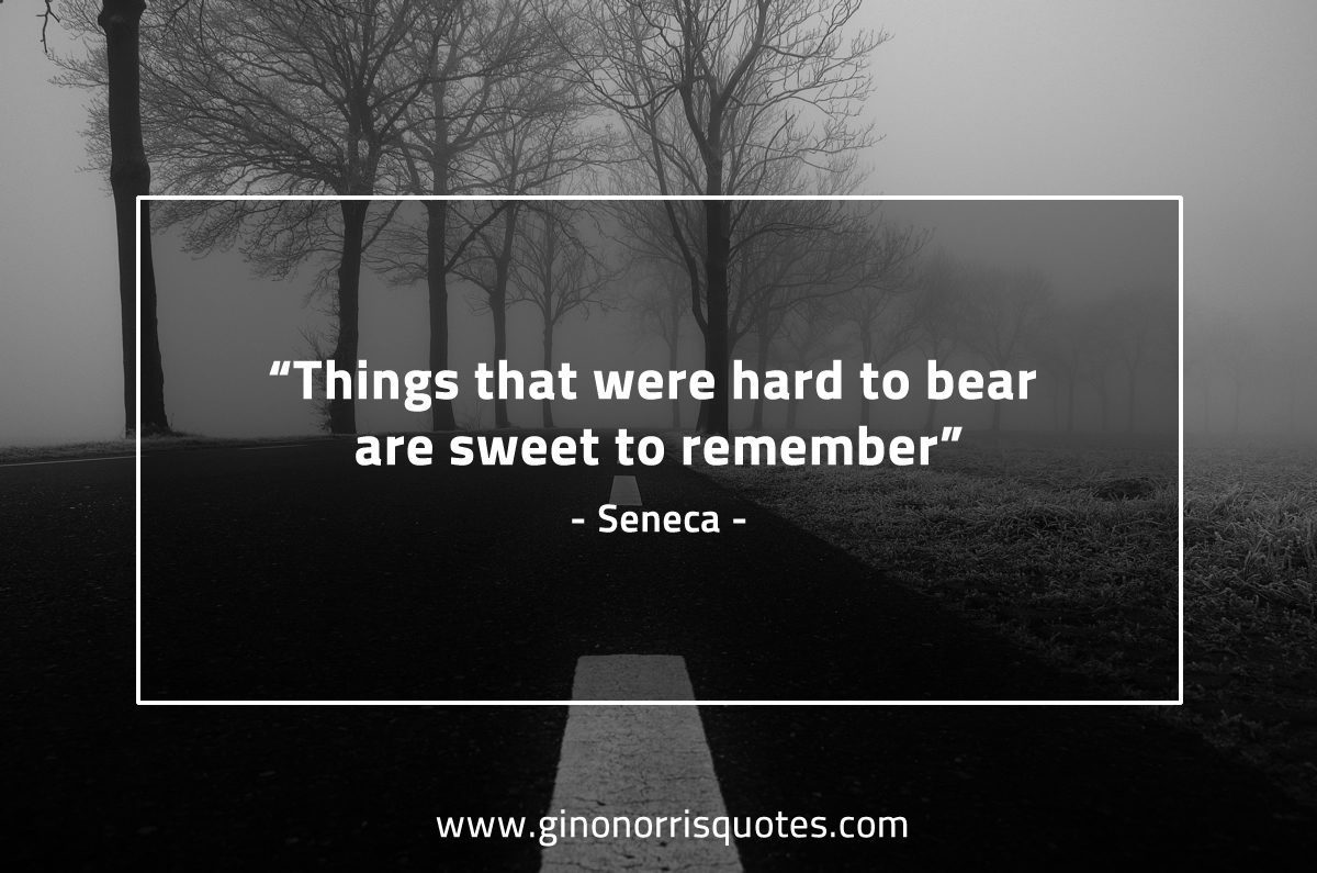 Things that were hard to bear SenecaQuotes