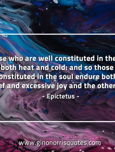 Those who are well constituted EpictetusQuotes