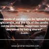 Thousands of candles BuddhaQuotes