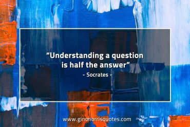 Understanding a question SocratesQuotes