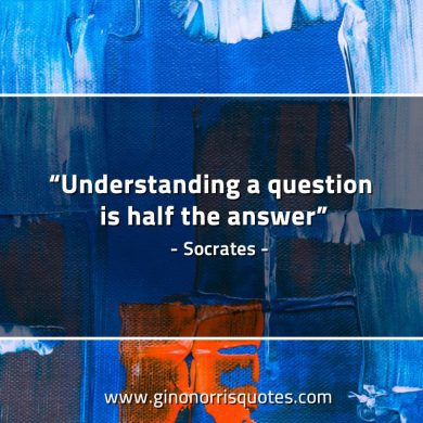 Understanding a question SocratesQuotes