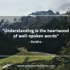 Understanding is the heartwood BuddhaQuotes
