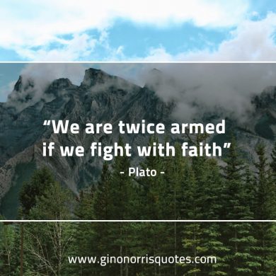 We are twice armed PlatoQuotes