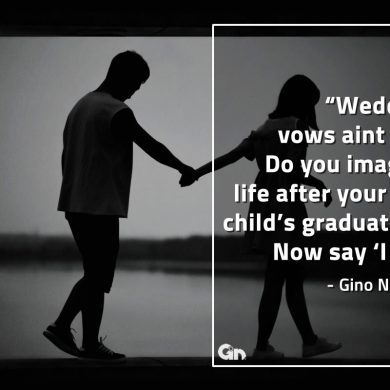 Wedding vows aint life GinoNorrisQuotes