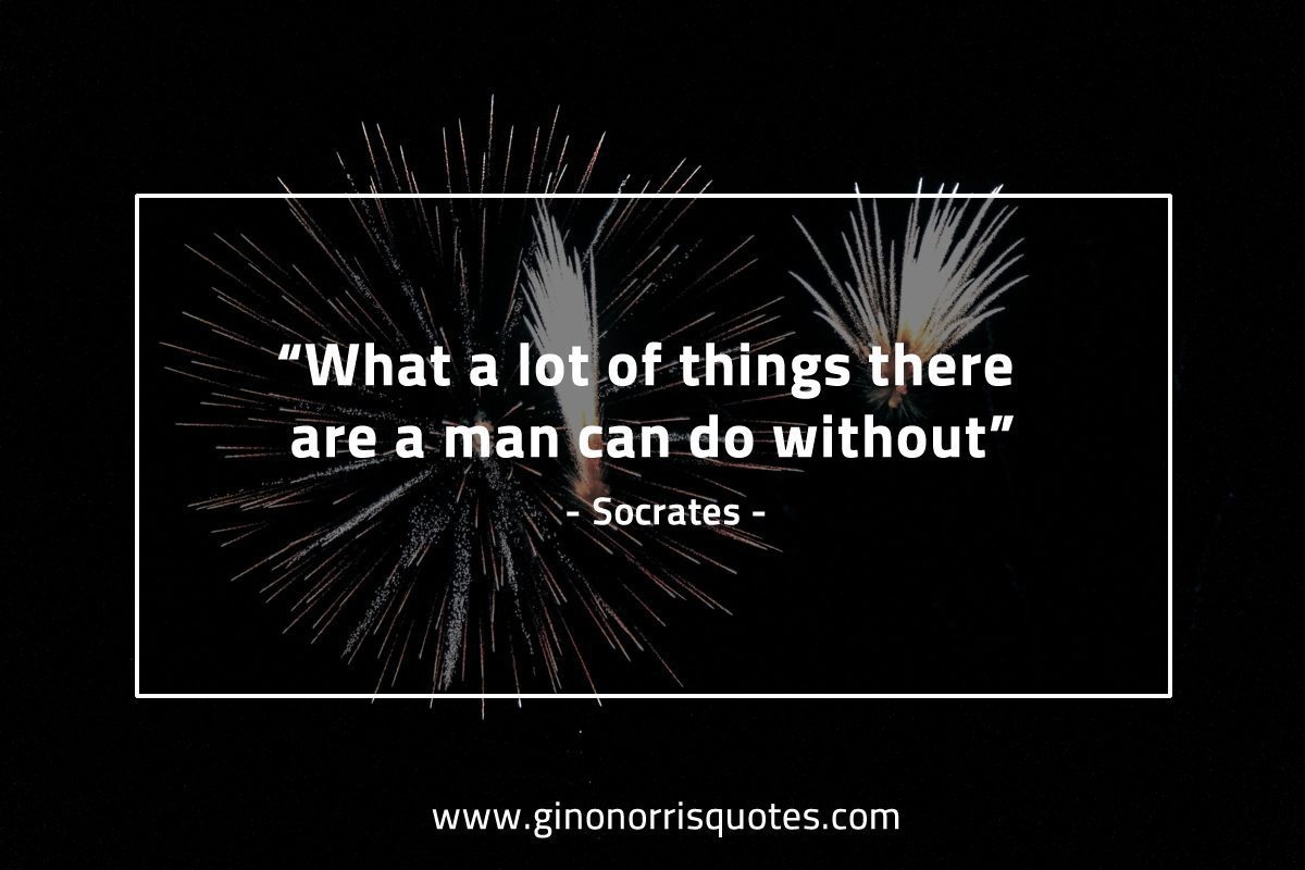 What a lot of things there are SocratesQuotes