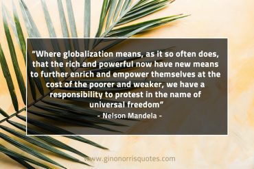 Where globalization means MandelaQuotes