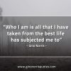Who I am is all that I have taken from GinoNorrisQuotes